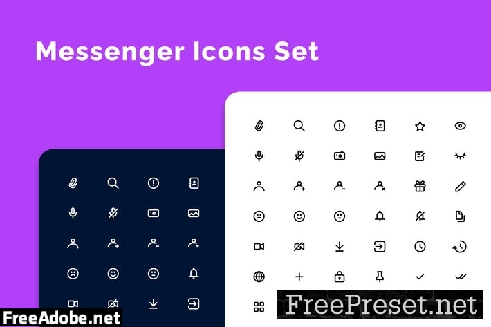 Messenger Icons Set E6MW86M