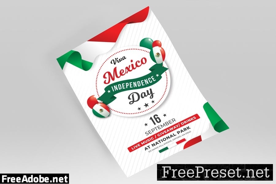 Mexican Independence Day Flyer Template