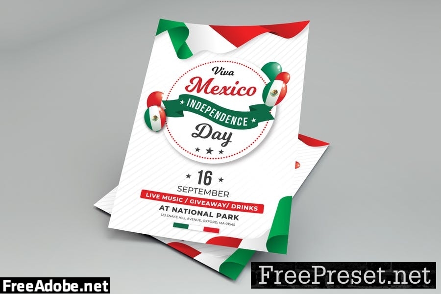 Mexican Independence Day Flyer Template