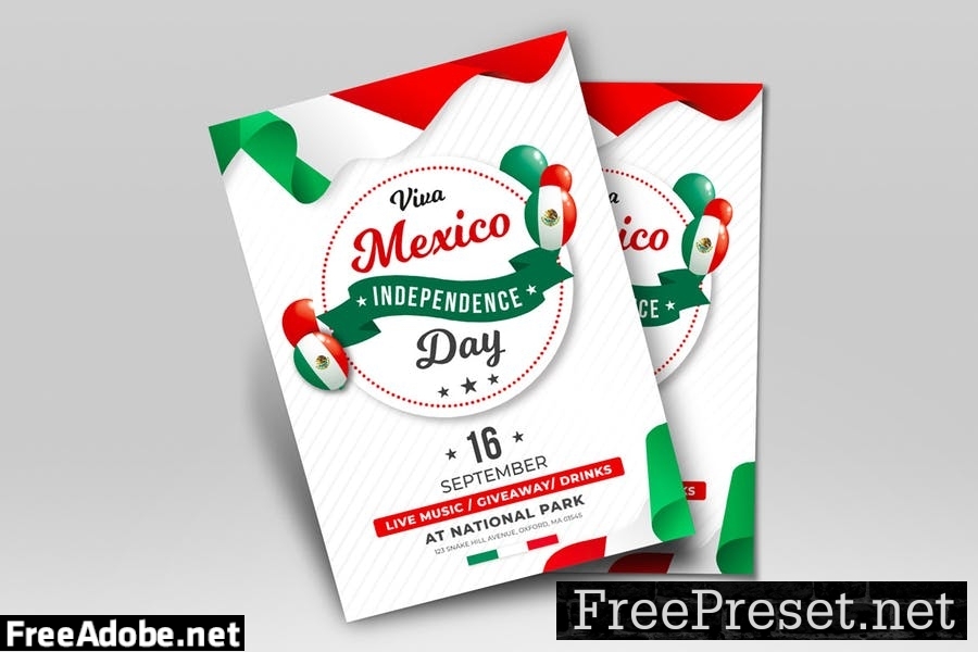 Mexican Independence Day Flyer Template