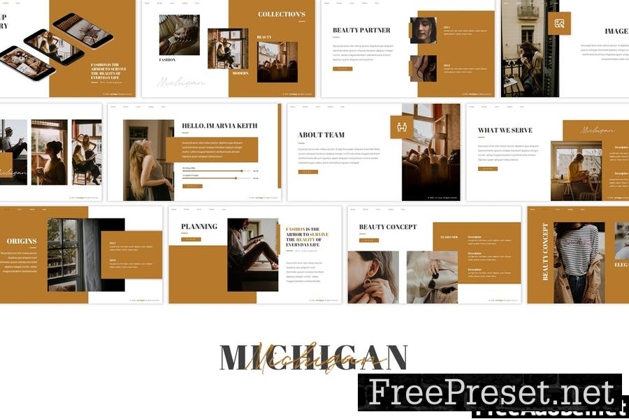 Michigan Presentation Template