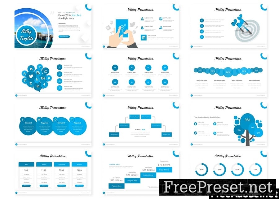 Milley - Google Slide Template