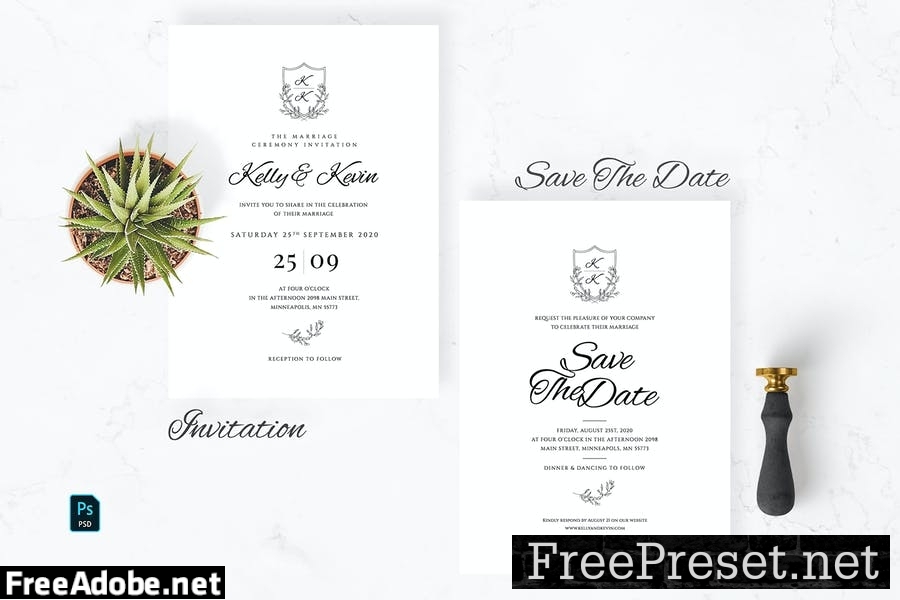 Minimal Bana Wedding Suite