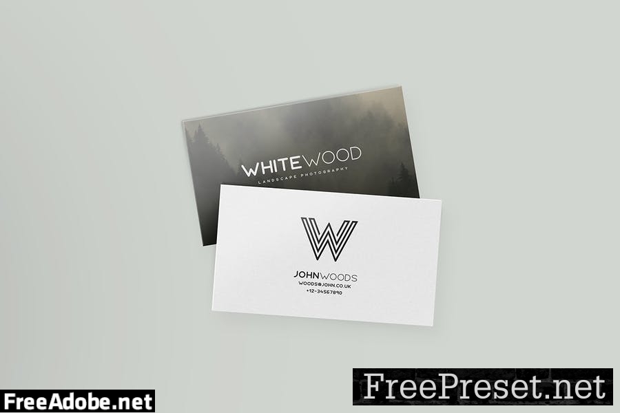 Minimal Card Mockups 2EU86J9