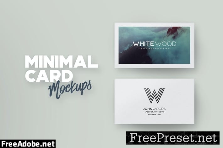 Minimal Card Mockups 2EU86J9