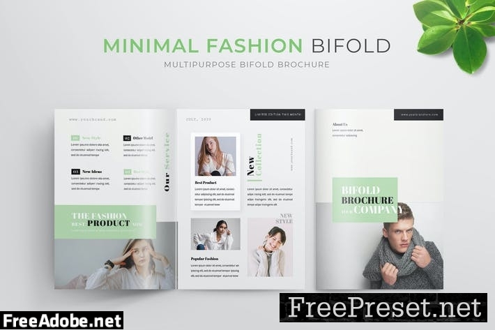 Minimal Fashion | Bifold Brochure LA8CHUN