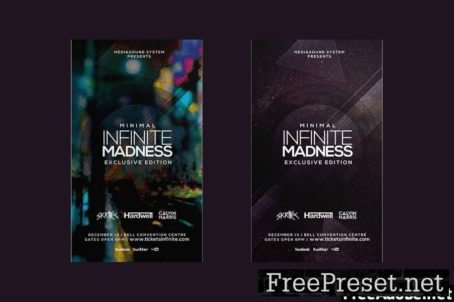 Minimal Madness Flyer 2 Versions CBUPPEL