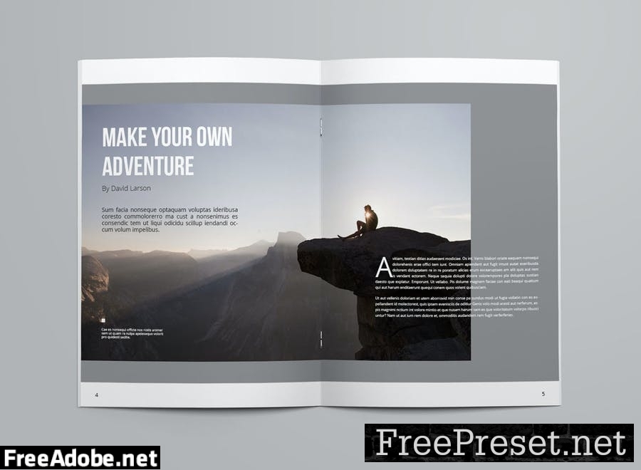 Minimal Magazine Template