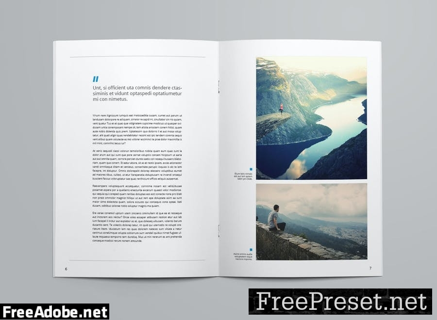 Minimal Magazine Template