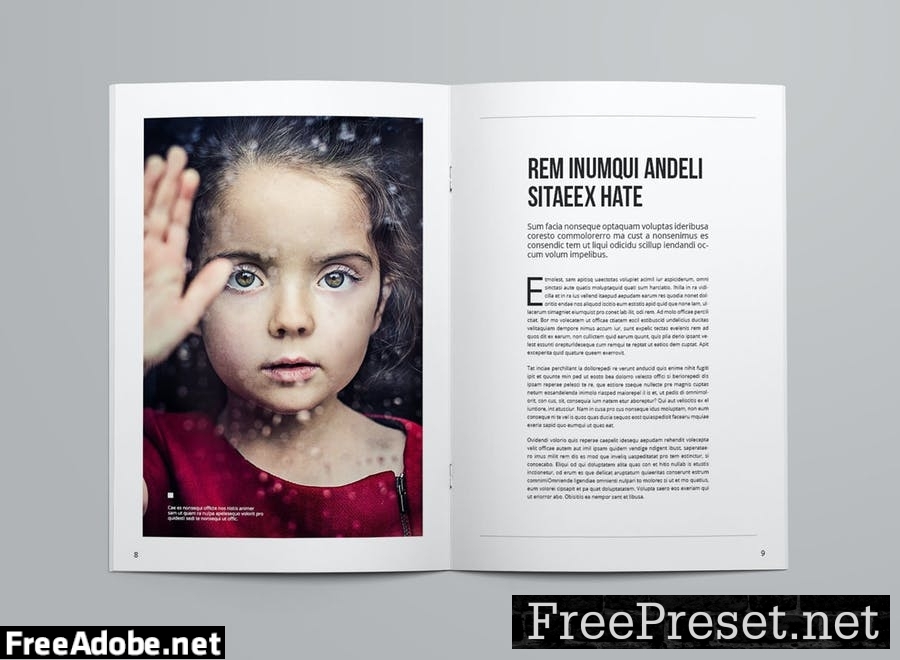 Minimal Magazine Template