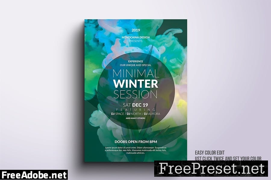 Minimal Party Poster & Flyer