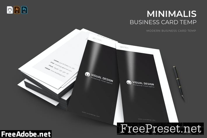 Minimalis Card | Business Card 4ZDSQJY