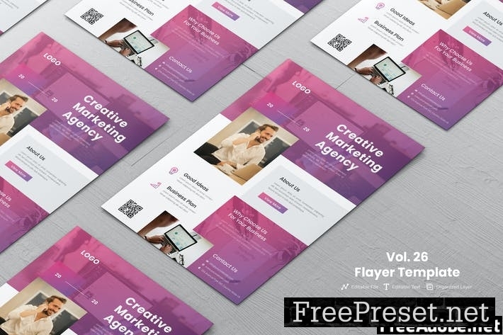 Minimalist Flyer Template Vol. 26 5DP4M6C