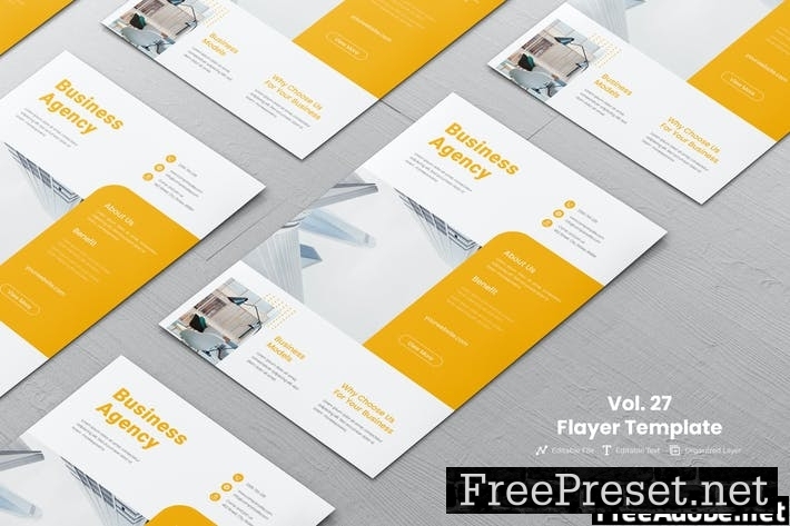 Minimalist Flyer Template Vol. 27 L7EL5YW