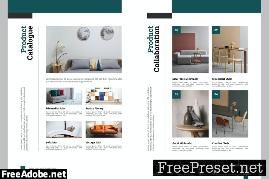 Minimalist Interior Brochure CA8D5UN