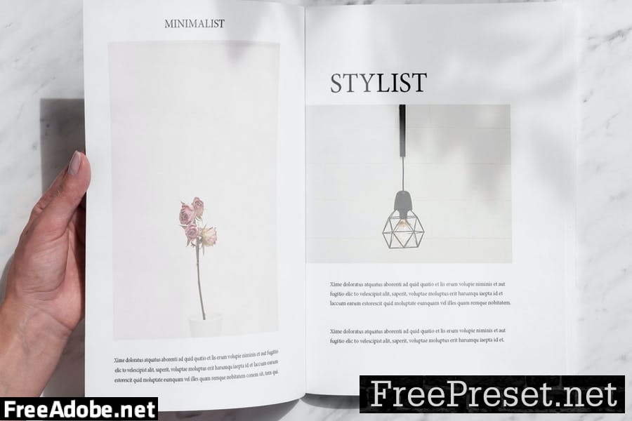 Minimalist - Magazine Template YQXLSLA