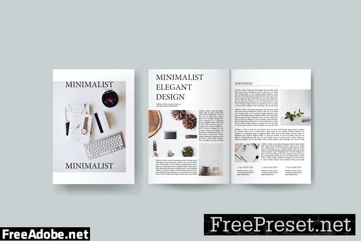 Minimalist - Magazine Template YQXLSLA