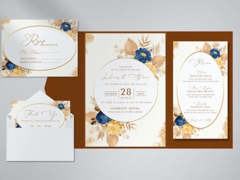 Minimalist Wedding Invitation S8Y4KYY