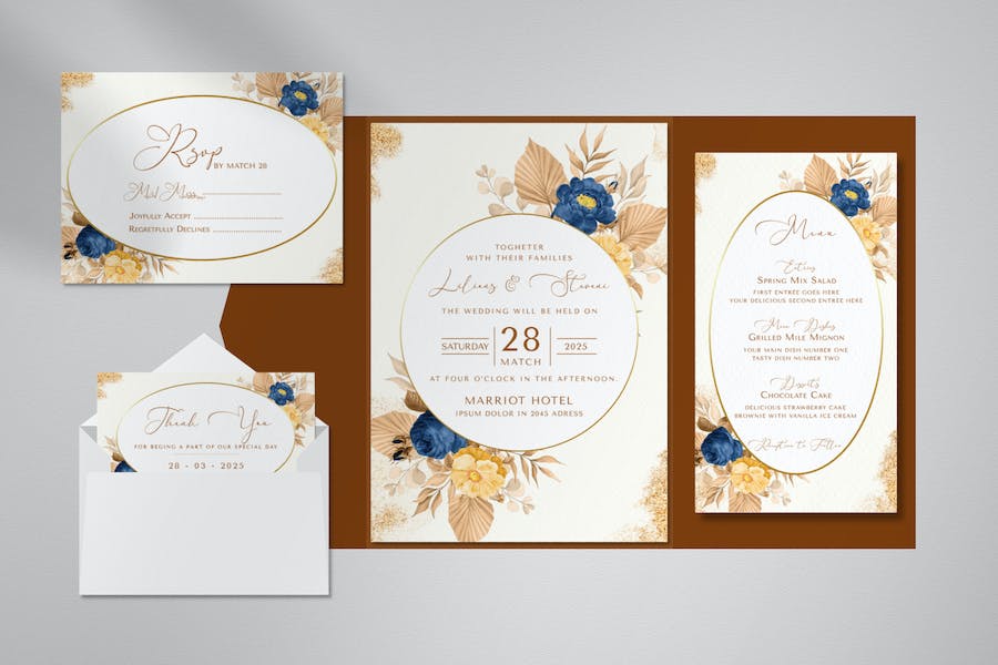 Minimalist Wedding Invitation S8Y4KYY