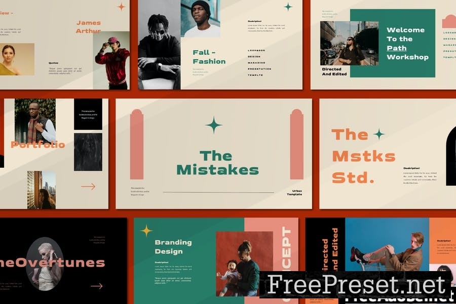 Mistakes Powerpoint Template HDKVWXH