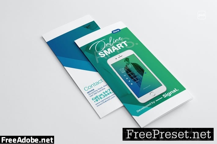 Mobile Apps Tri-Fold Brochure DER8U7F