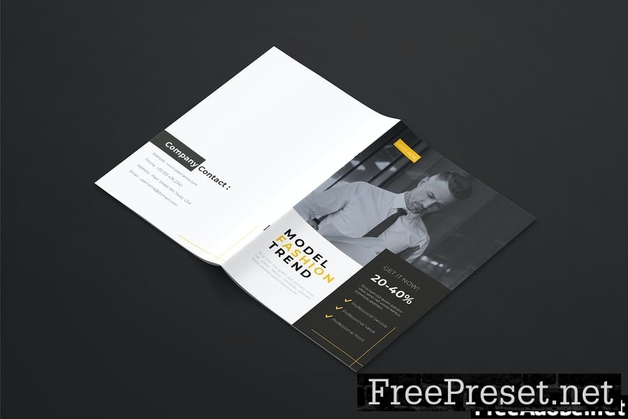 Model Fashion Trend - Brochure Template