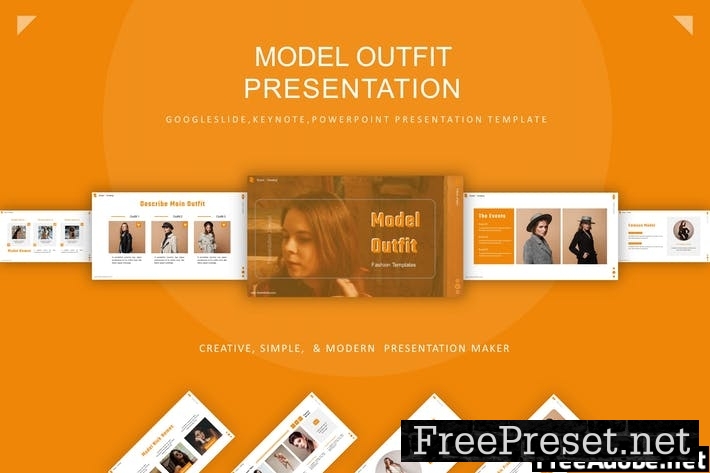 Model Outift Presentation Template N8TAY4V