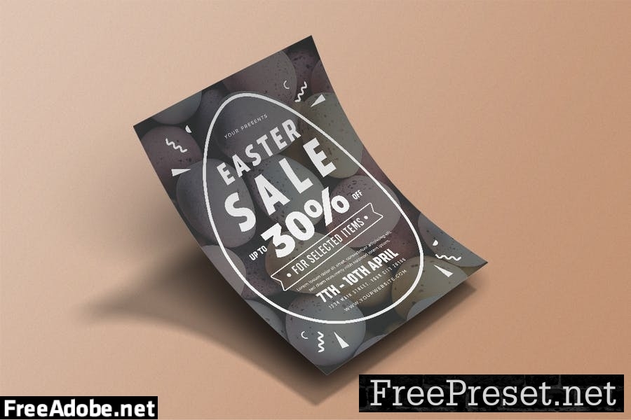 Modern Easter Sale Flyer S4SJRXR