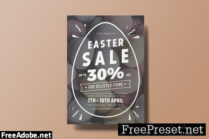 Modern Easter Sale Flyer S4SJRXR