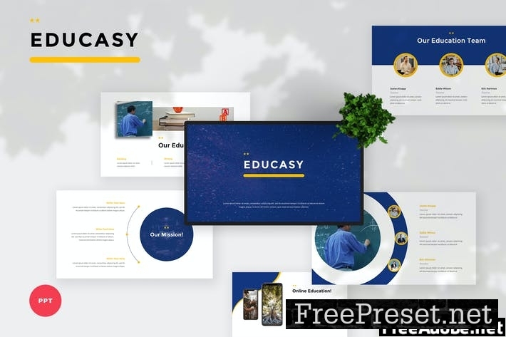 Modern Education PowerPoint Template XWNZ5FE