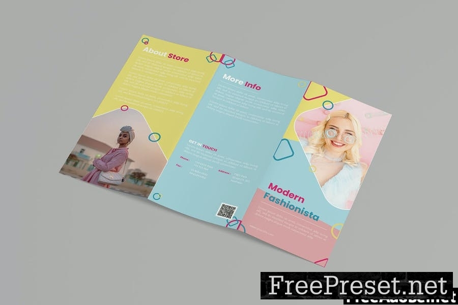 Modern Fashionista | Trifold Brochure MH24VES