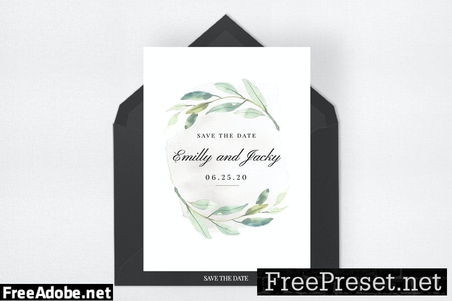 Modern Foliage Wedding Suite