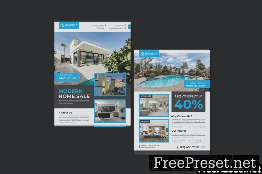 Modern Home Sale Flyer