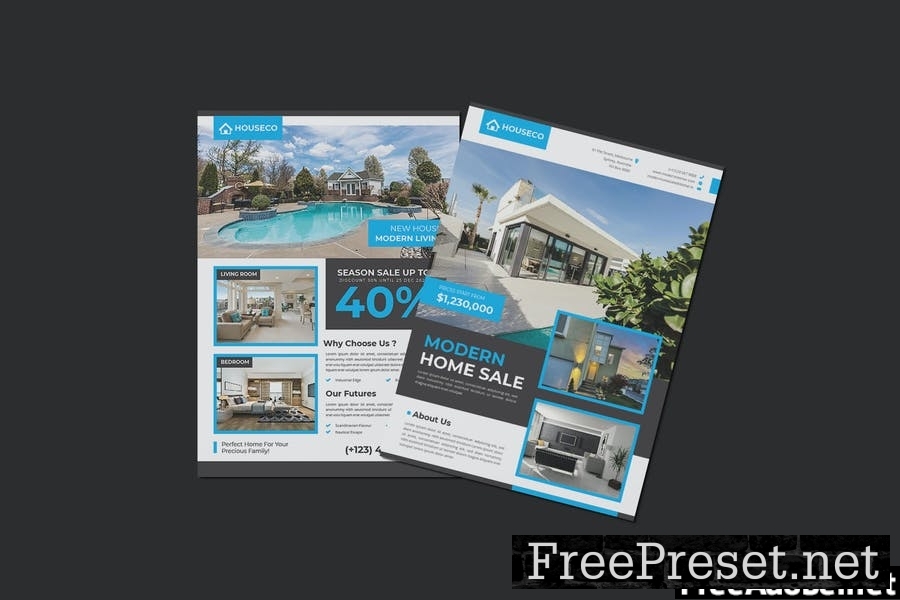 Modern Home Sale Flyer