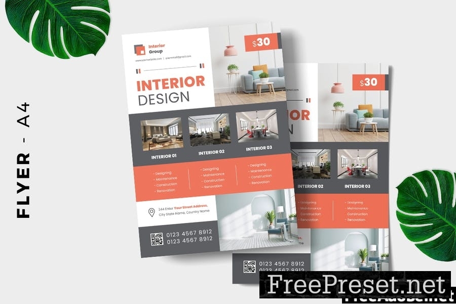 Modern Interior Flyer Design