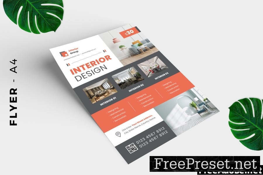 Modern Interior Flyer Design