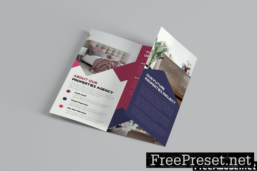 Modern Properties | Trifold Brochure