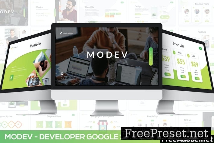 Modev Google Slides - Developer Presentation ELA75D