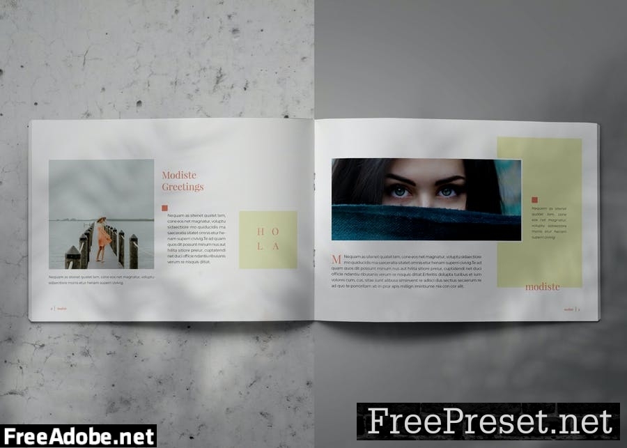 MODISTE - Indesign Lookbook Brochure Template 2GCW4UN