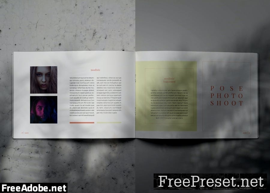 MODISTE - Indesign Lookbook Brochure Template 2GCW4UN