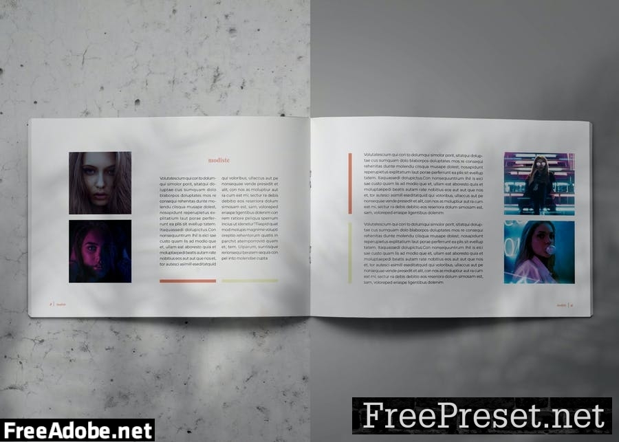 MODISTE - Indesign Lookbook Brochure Template 2GCW4UN