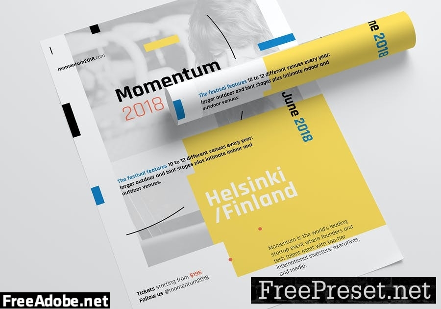 Momentum Corporate Poster/Flyer 5Q6NFH