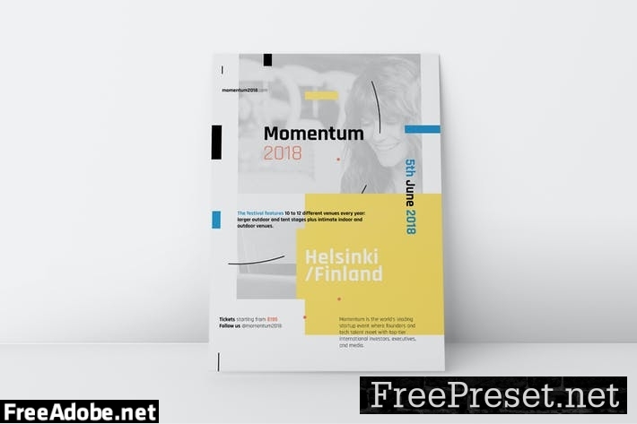 Momentum Corporate Poster/Flyer 5Q6NFH