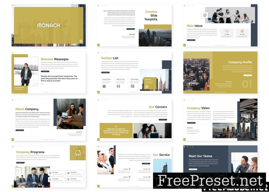 Monach - Presentation Template