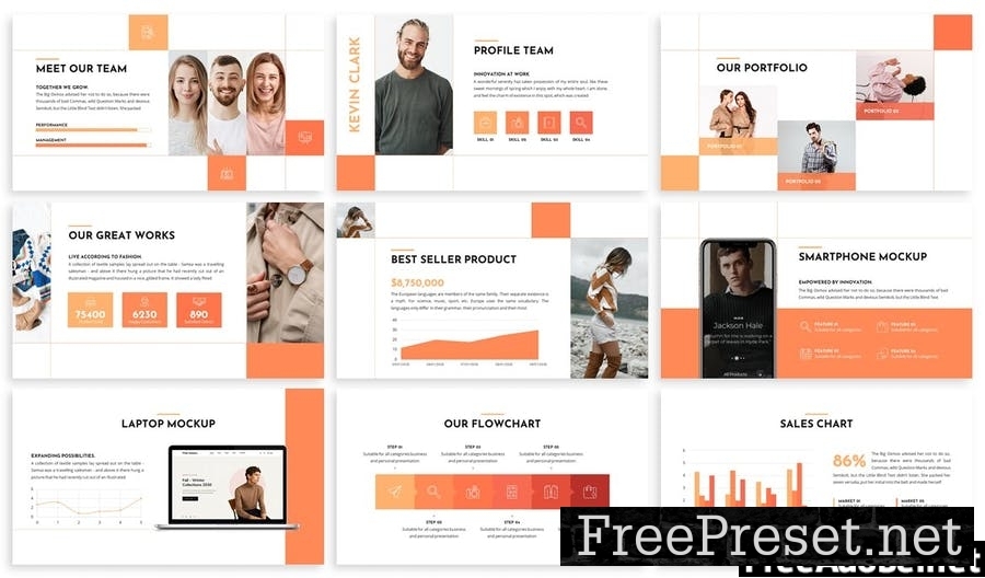 Monero - Fashion Powerpoint Template