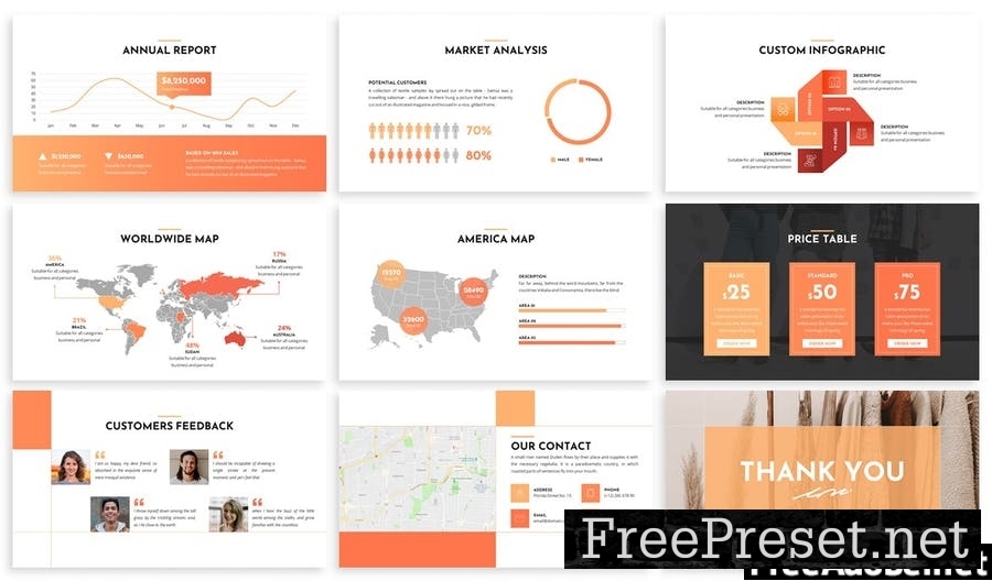 Monero - Fashion Powerpoint Template