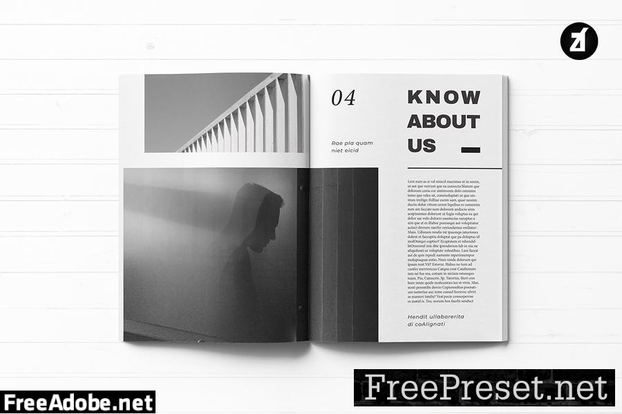 Monotone magazine multi-purpose book HUTEVPZ