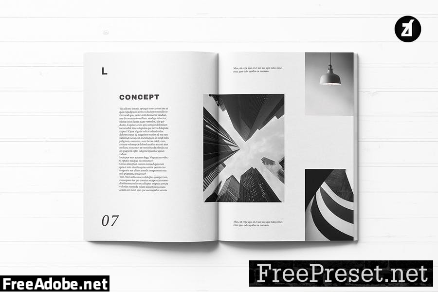 Monotone magazine multi-purpose book HUTEVPZ