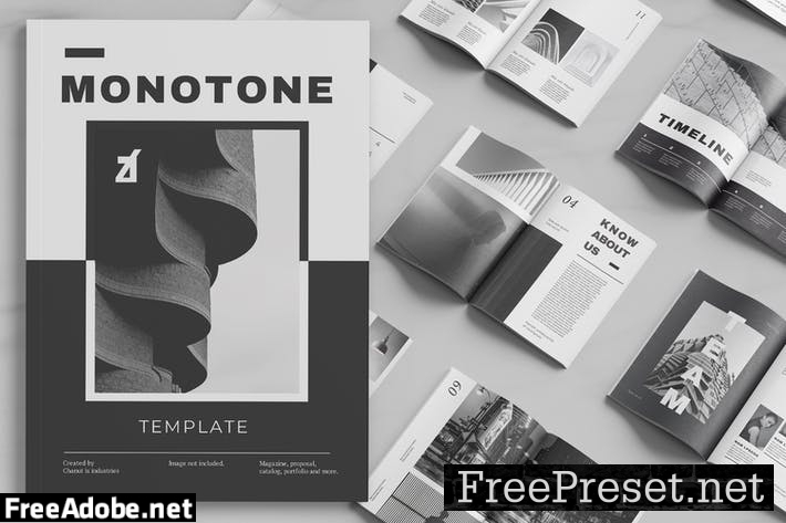 Monotone magazine multi-purpose book HUTEVPZ