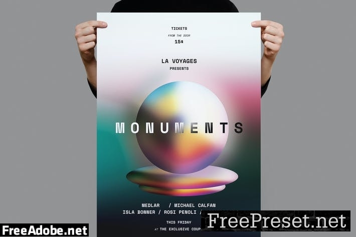 Monument Poster / Flyer AFHUTF